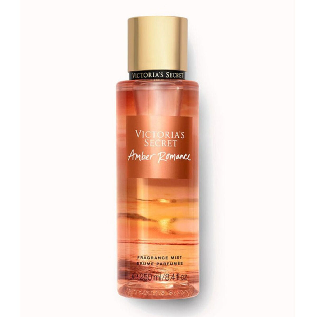 Victoria's Secret Amber Romance 250ml unisex body perfume with a warm amber scent.