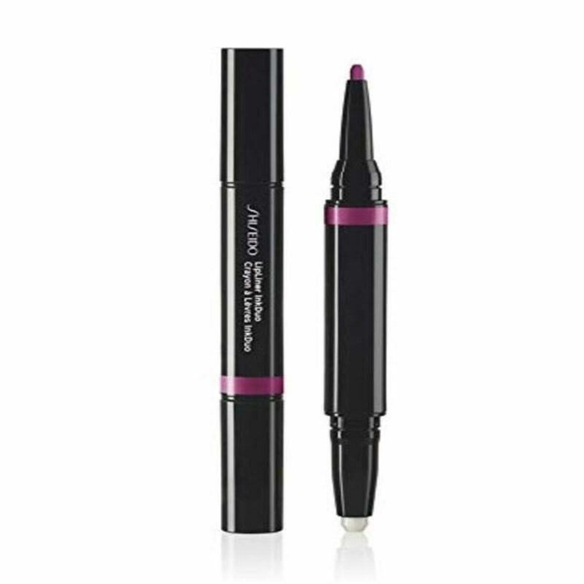 Crayon à lèvres Inkduo Shiseido Rose Violet 10-violet avec applicateur double, 900 ml pour un look séduisant.