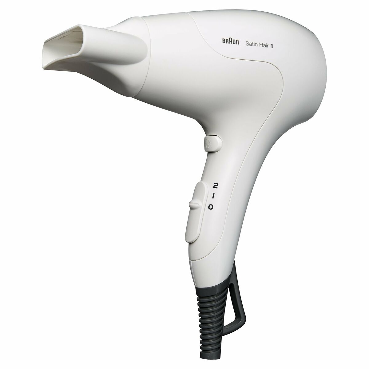 Sèche-cheveux Braun HD180 Blanc 1800 W avec embout concentrateur et réglage de température
