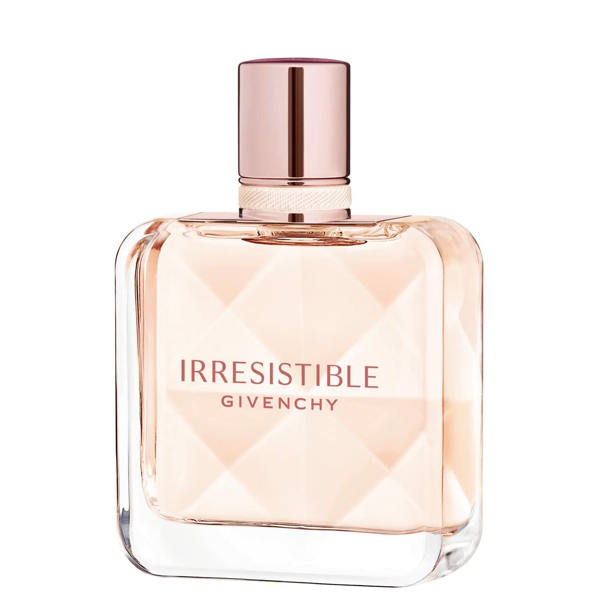 Parfum Homme Givenchy IRRESISTIBLE GIVENCHY EDT 50 ml, flacon élégant en verre avec couvercle rose.