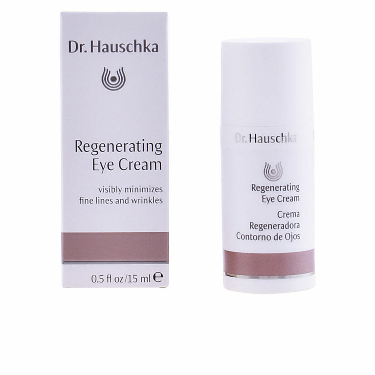 Dr. Hauschka Regenerating Eye Cream 15 ml, designed to minimize fine lines and wrinkles.