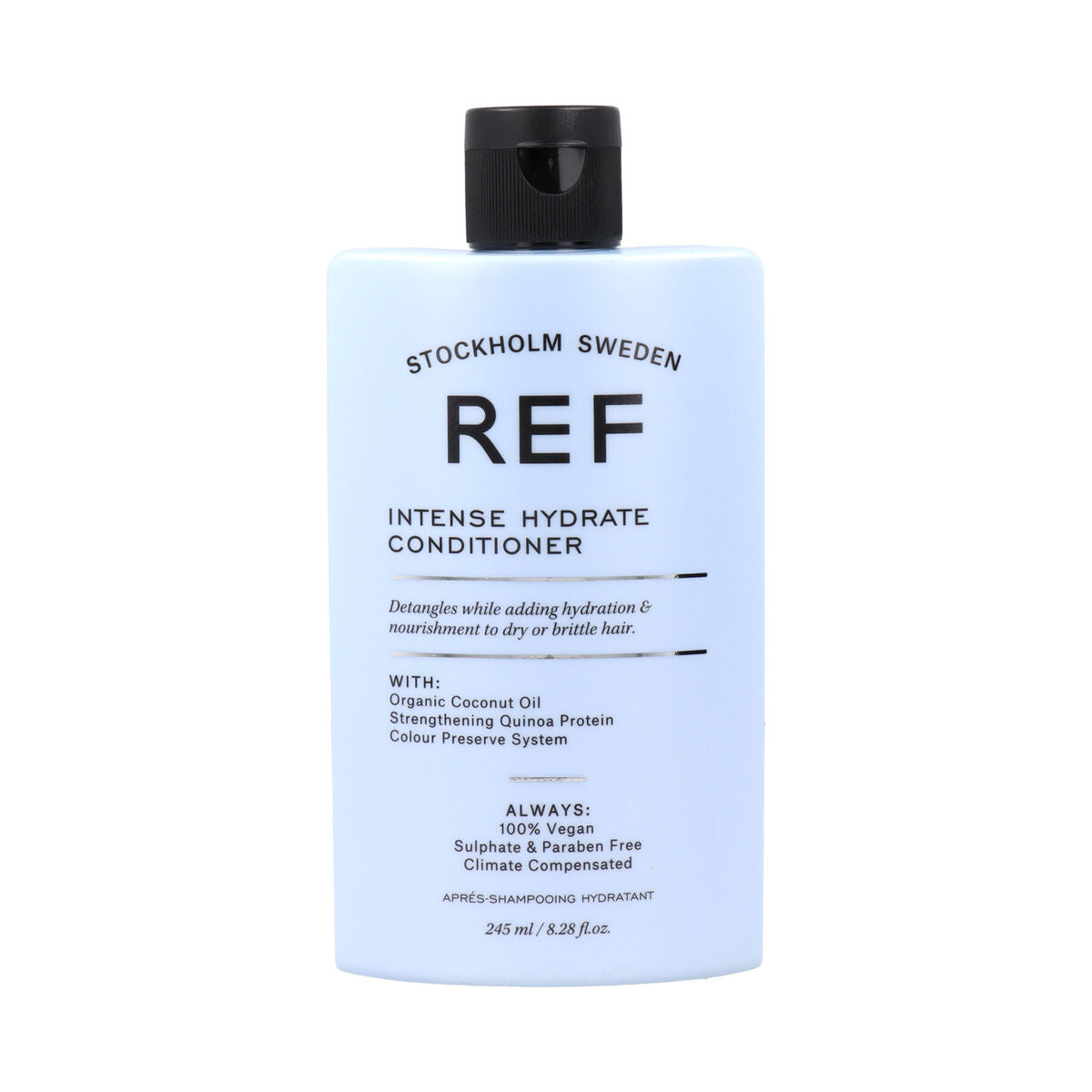 REF Intense Hydrate Conditioner 245 ml, hydrating vegan hair care, sulfate and paraben free, for dry or brittle hair.